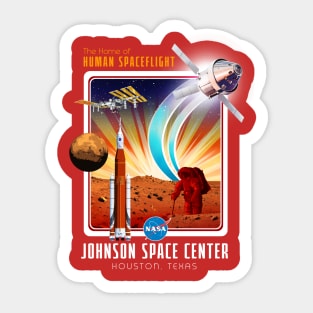 NASA Artemis / Orion / SLS / Mars Exploration Retro Design Sticker